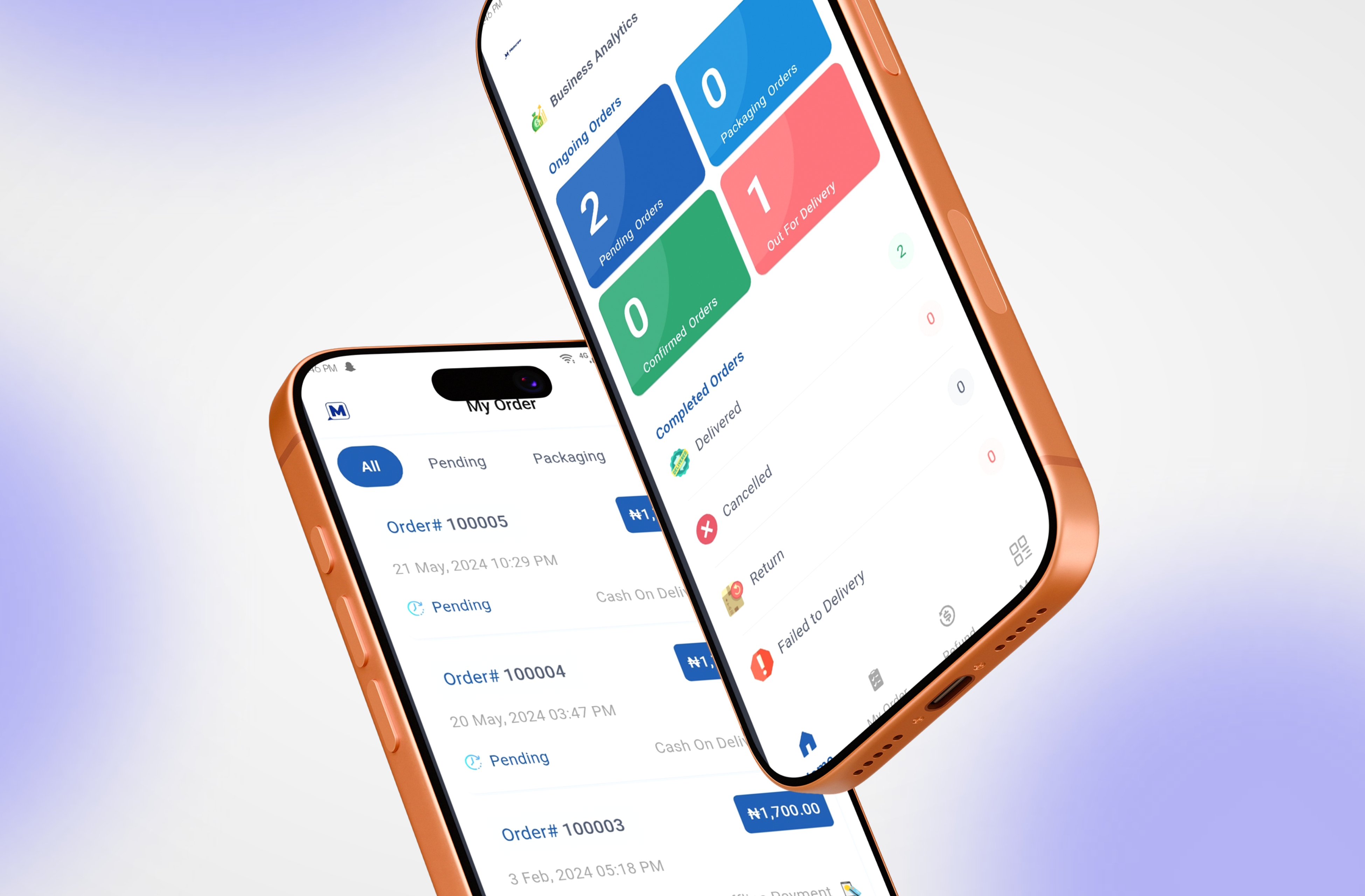 Mooncrow Rider delivery app